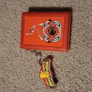 Power Rangers Red Ranger Beeper Pager Tedted Working 1993 BANDI